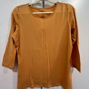 Women’s 3/4 sleeve merino wool Woolx shirt